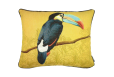 Подушка Toucan blue beak yellow 40*50